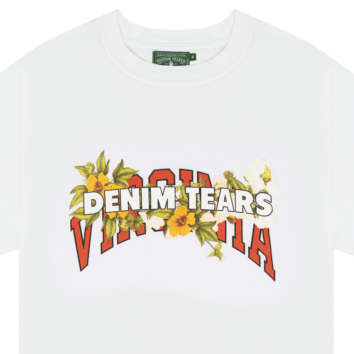 The Virginia 1619 Tee White