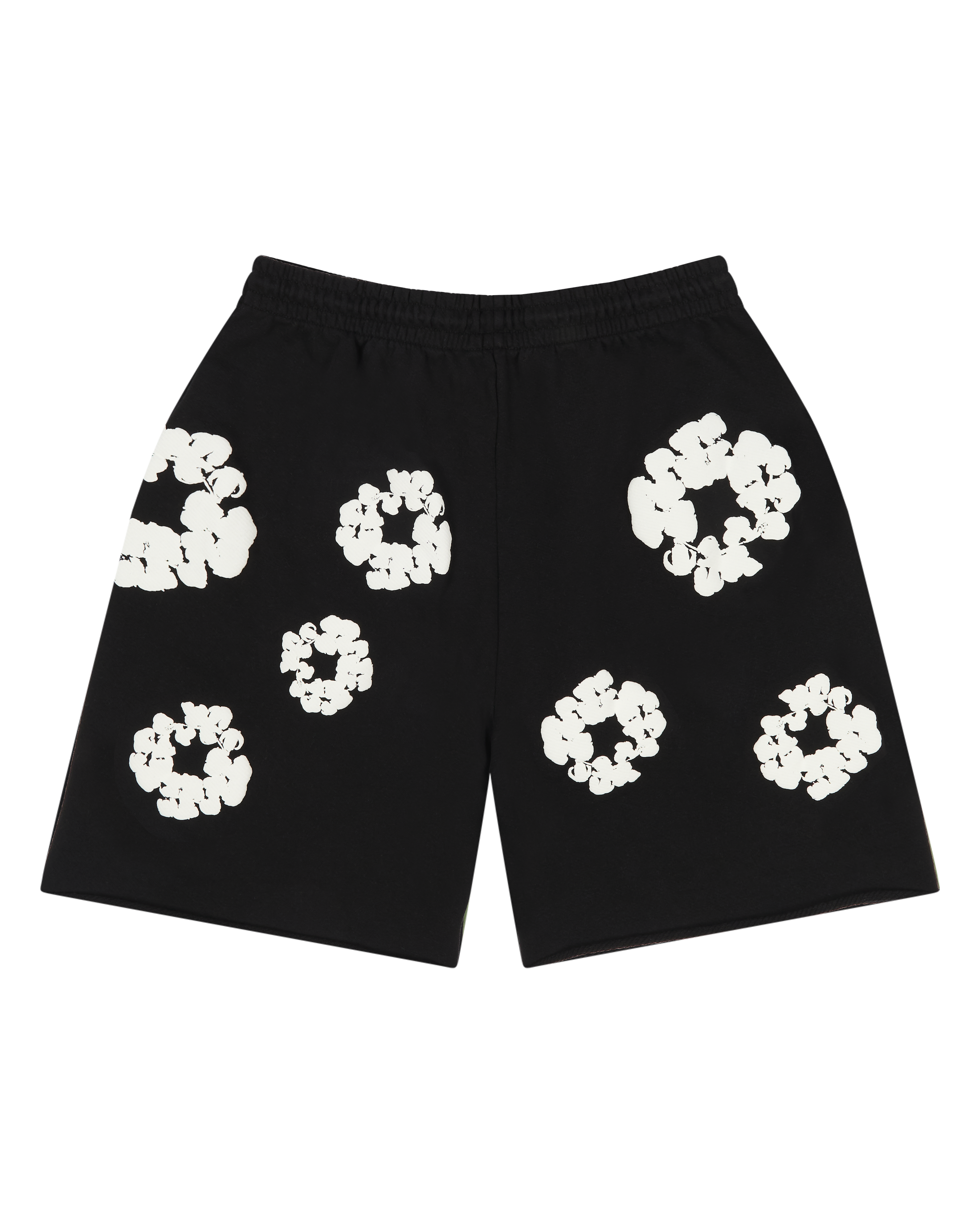 Cotton Wreath Sweatshorts Black
