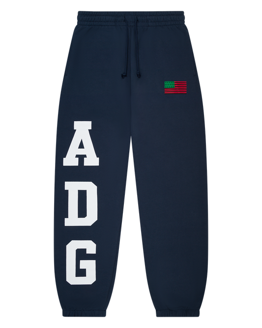 ADG Pan African American Flag Sweatpant Navy