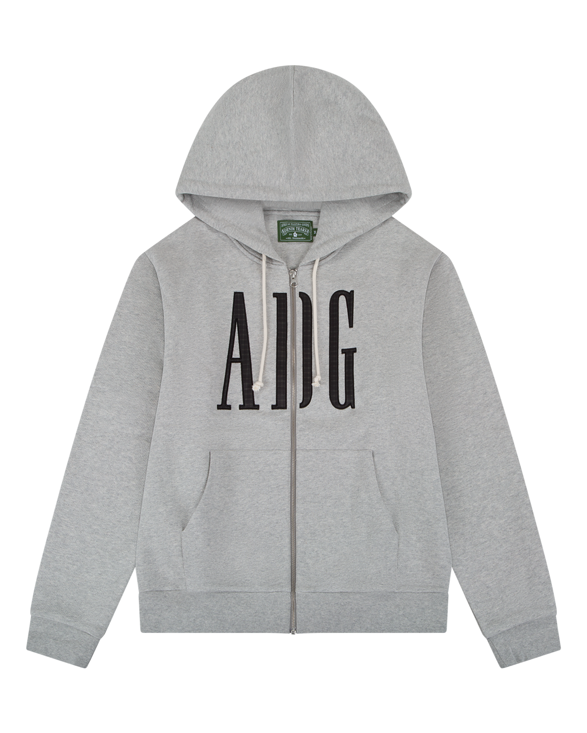 ADG Inc. Zip Hoodie Grey