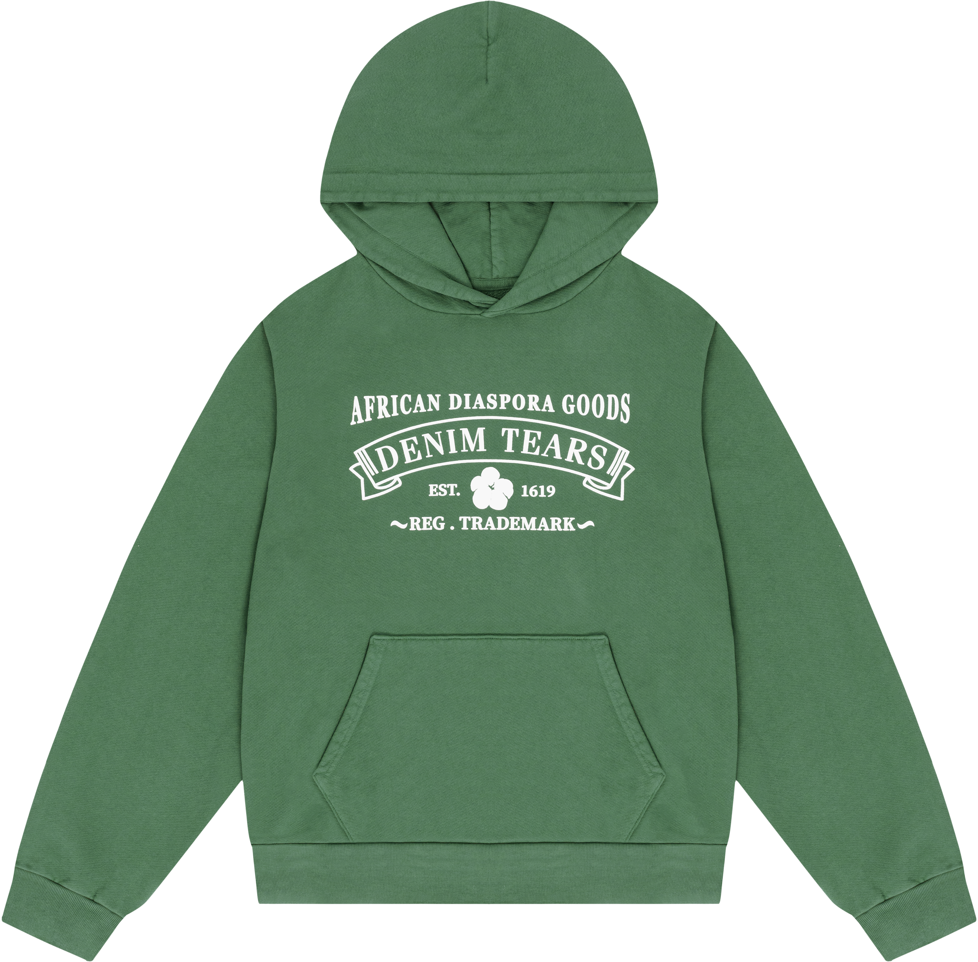 ADG Hoodie Washed Green