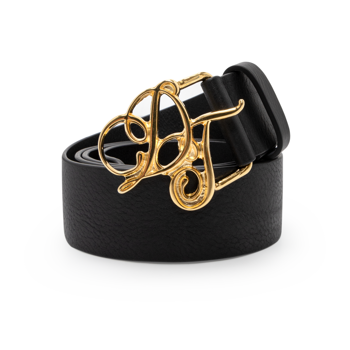 DT Metallic Gold Script Belt