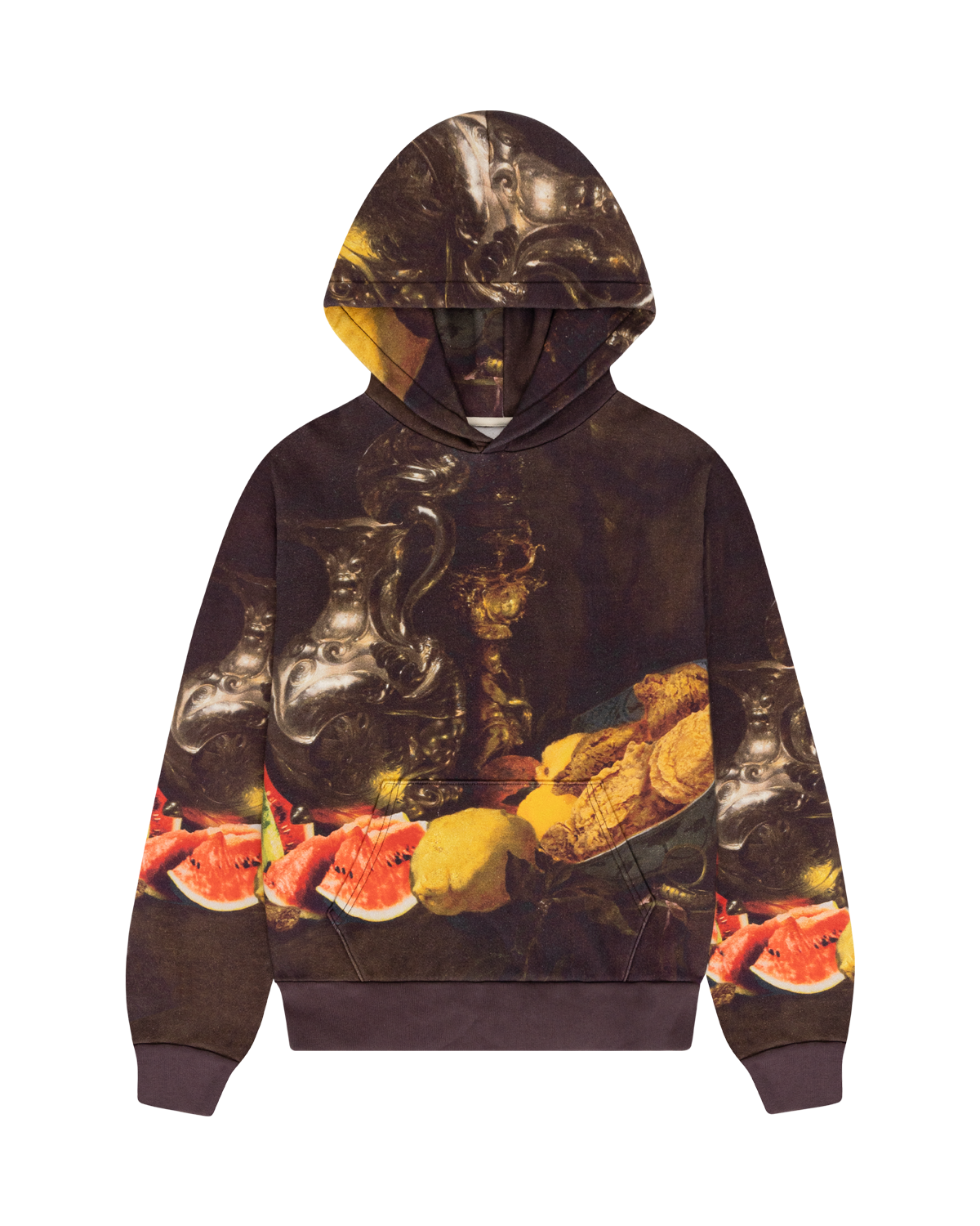 Baroque Still Fruit Painting Hoodie