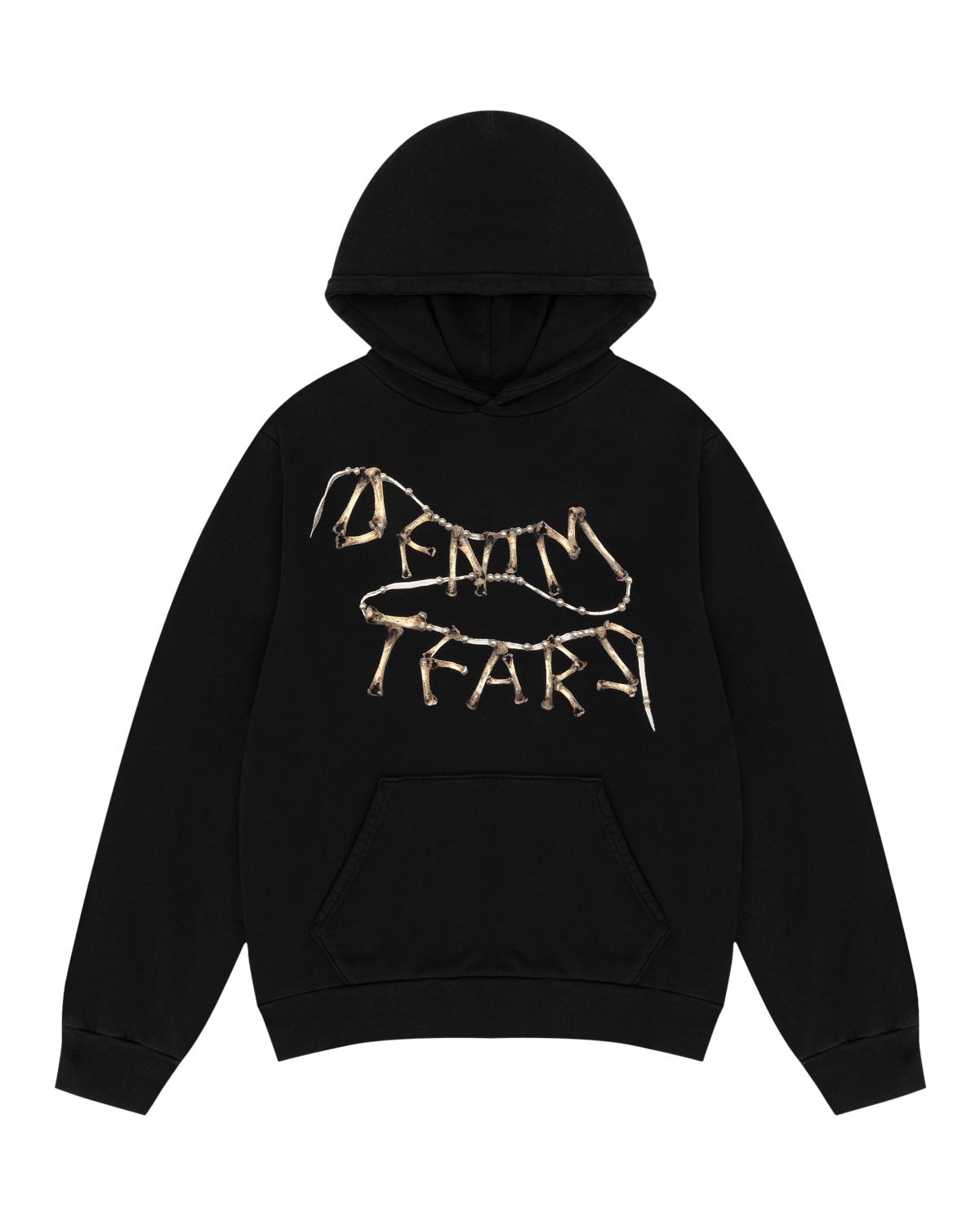 Chicken Bone Hoodie Black