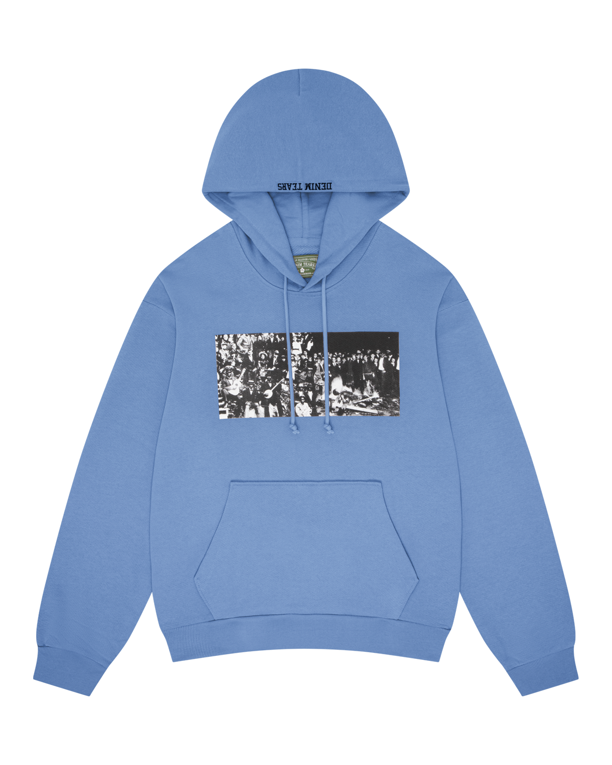 Black Entertainment Hoodie Dusty Blue