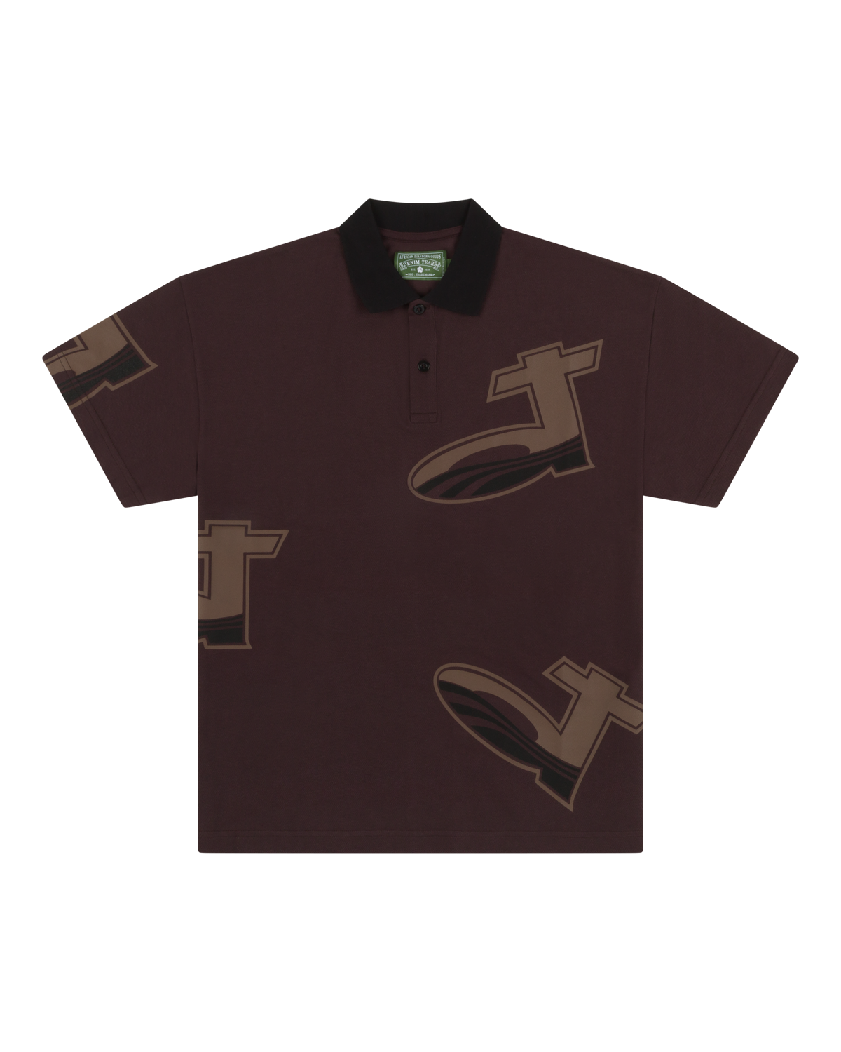 DT Pique Polo Brown