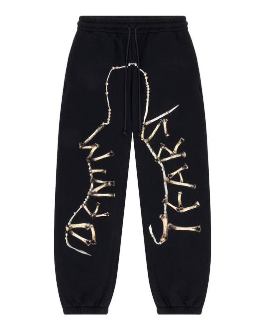 Chicken Bone Sweatpants Black