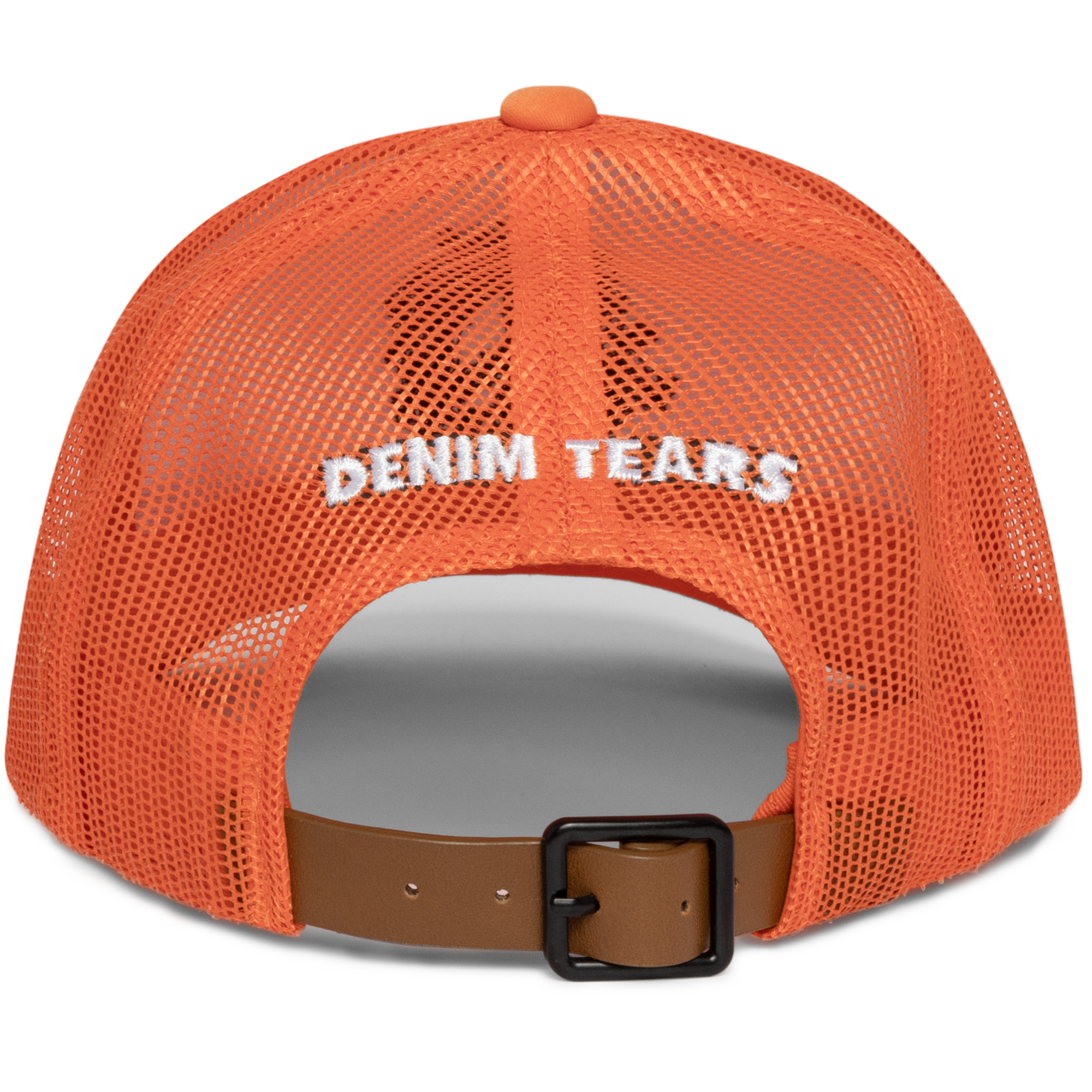 Cotton Peace Wreath Trucker Hat Orange