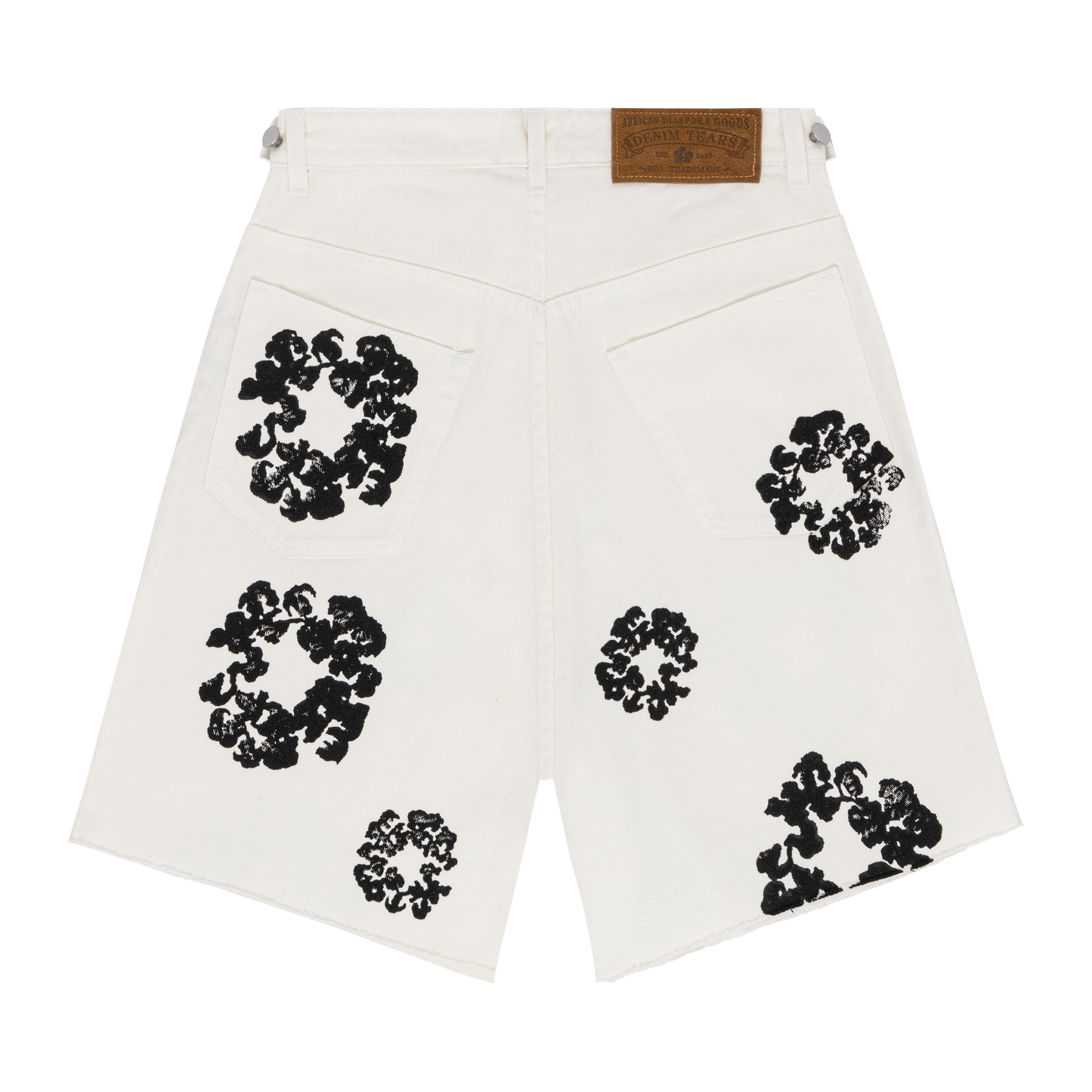 The Cotton Wreath Jean Short White