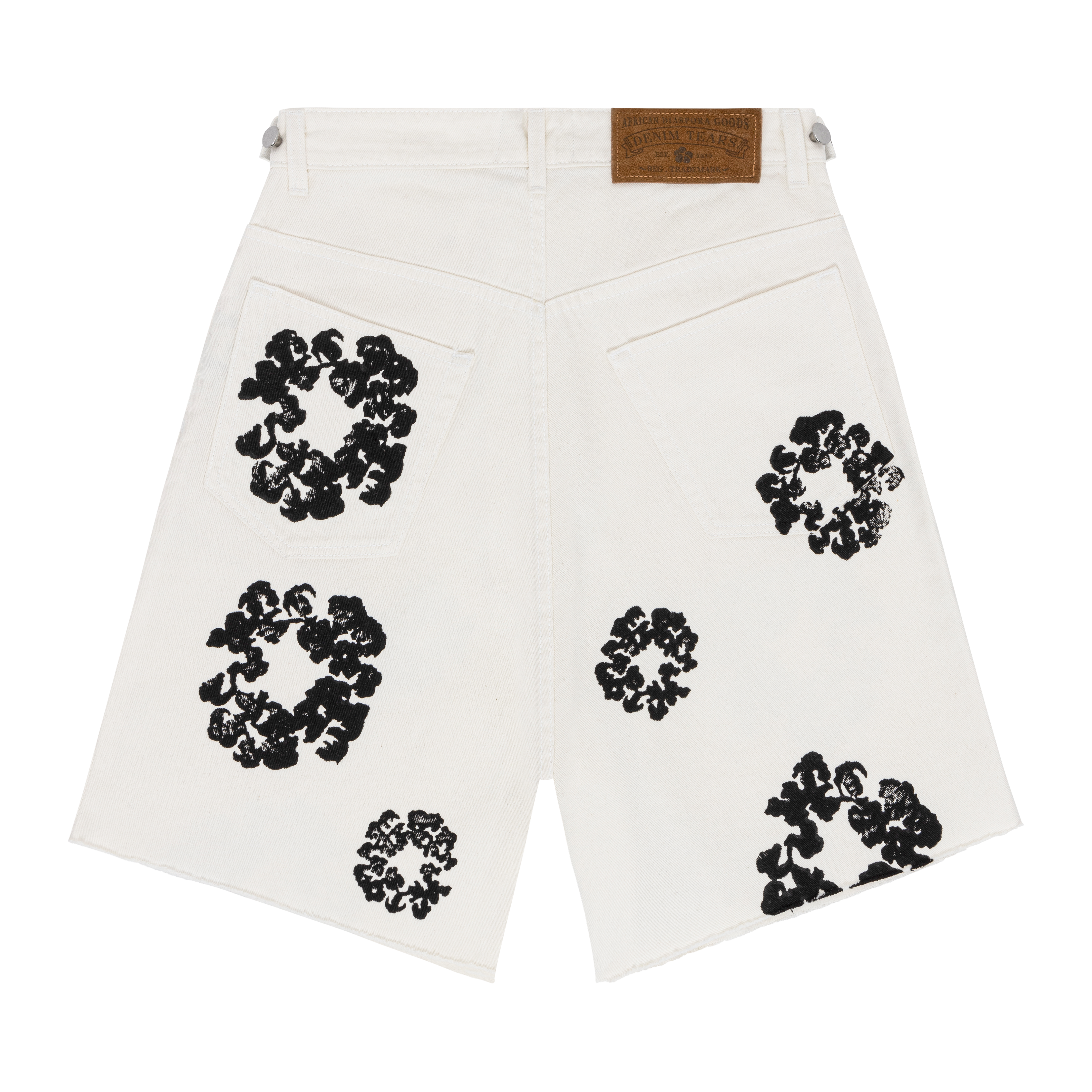 The Cotton Wreath Jean Short White