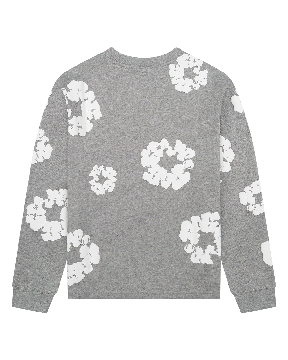 Cotton Wreath Long Sleeve Grey