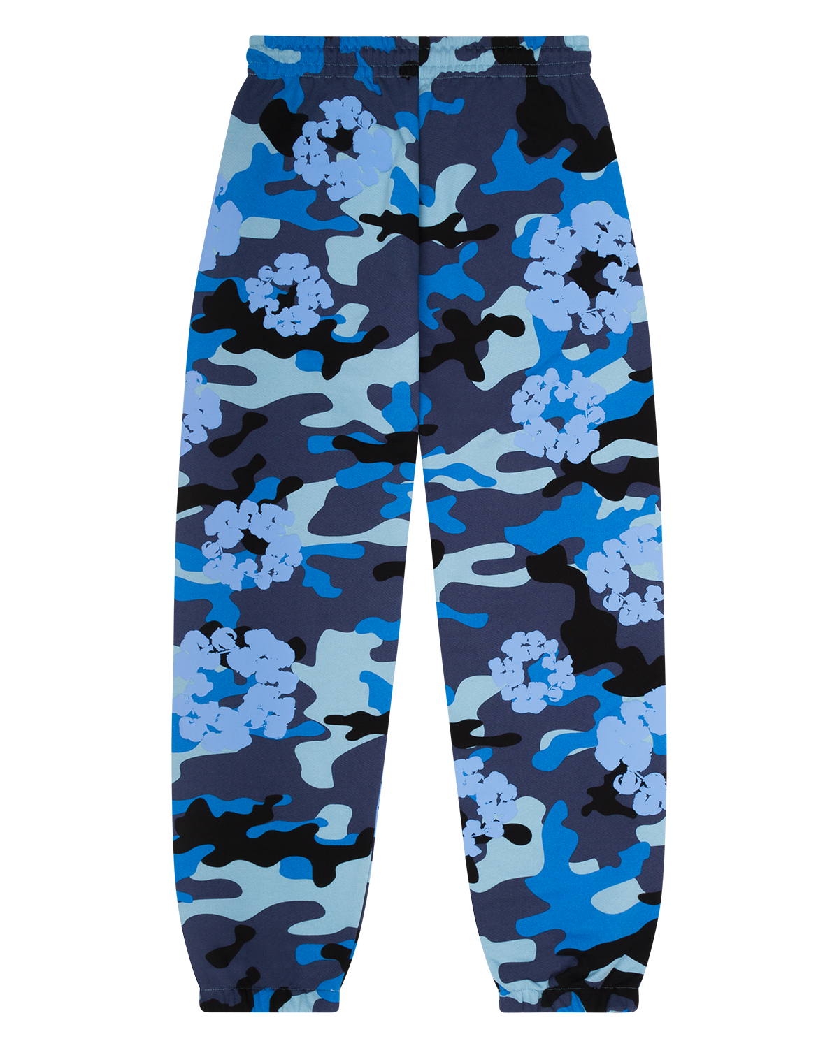 Blue Camo Cotton Wreath Sweatpant