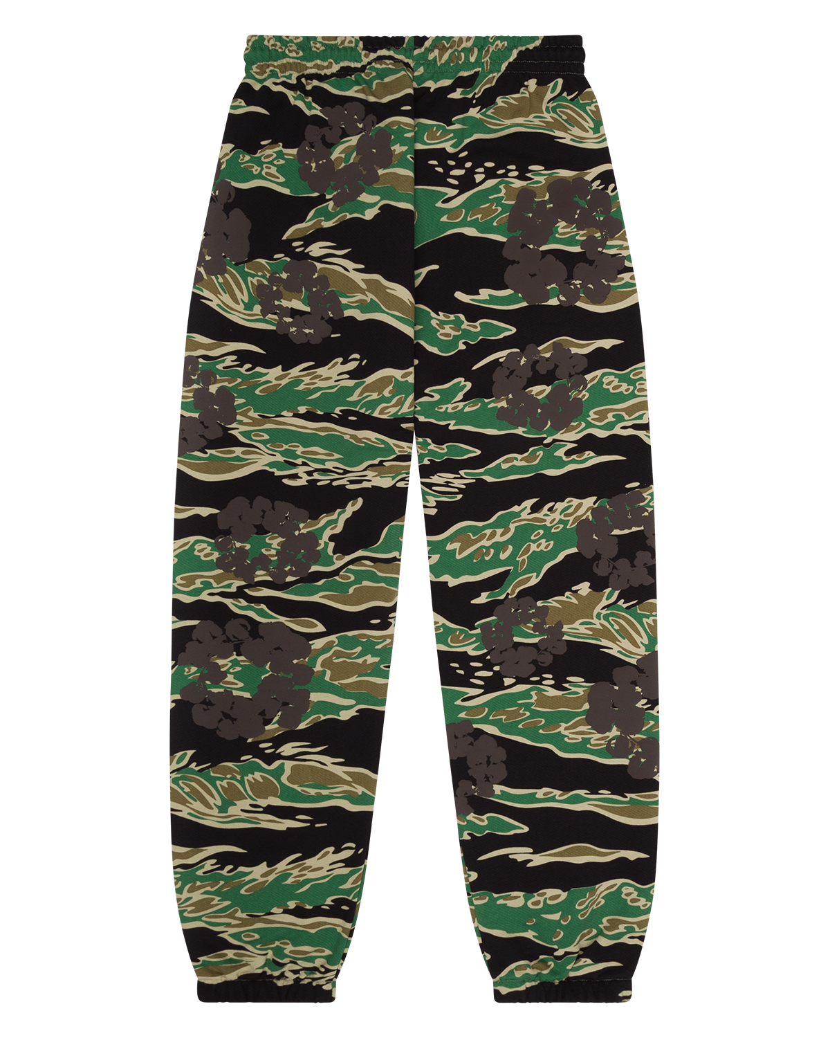 Green Camo Cotton Wreath Sweatpant