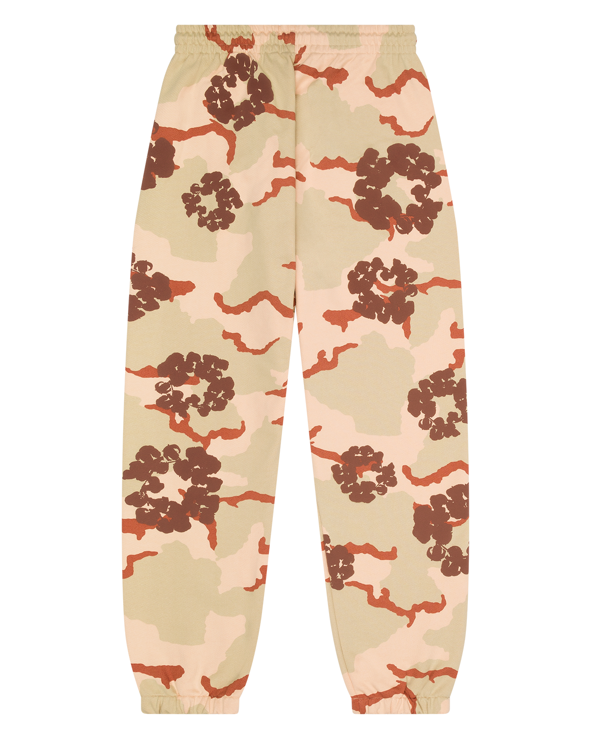 Tan Camo Cotton Wreath Sweatpant