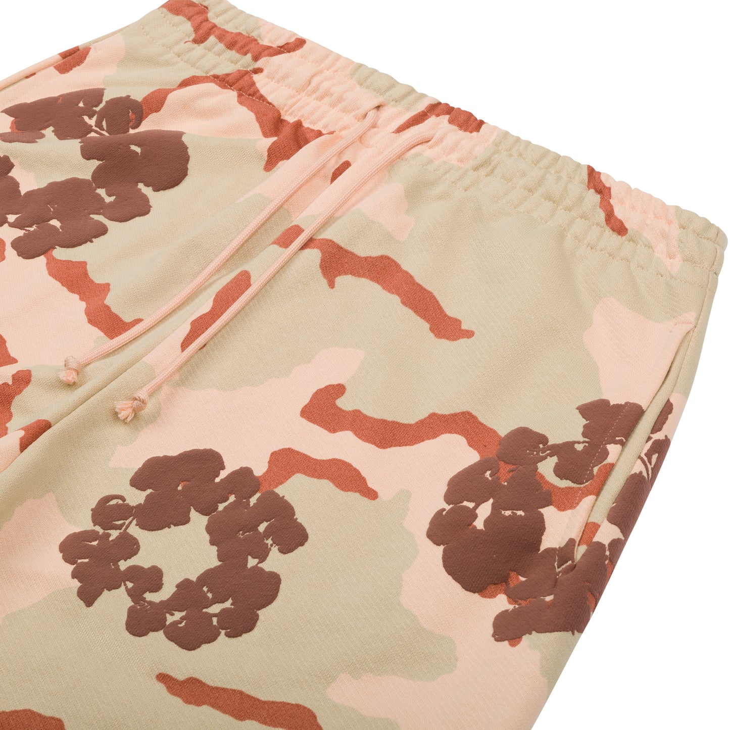 Tan Camo Cotton Wreath Sweatpant