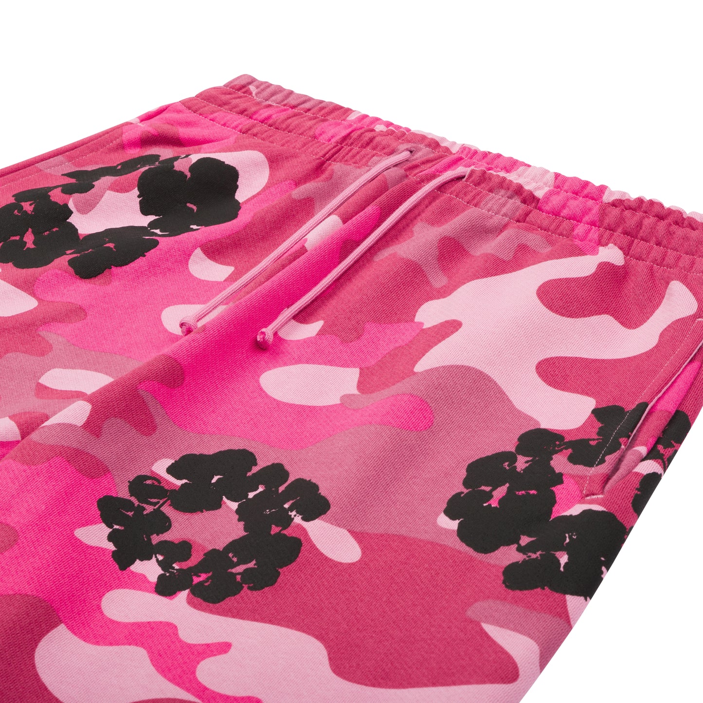 Pink Camo Cotton Wreath Sweatpant