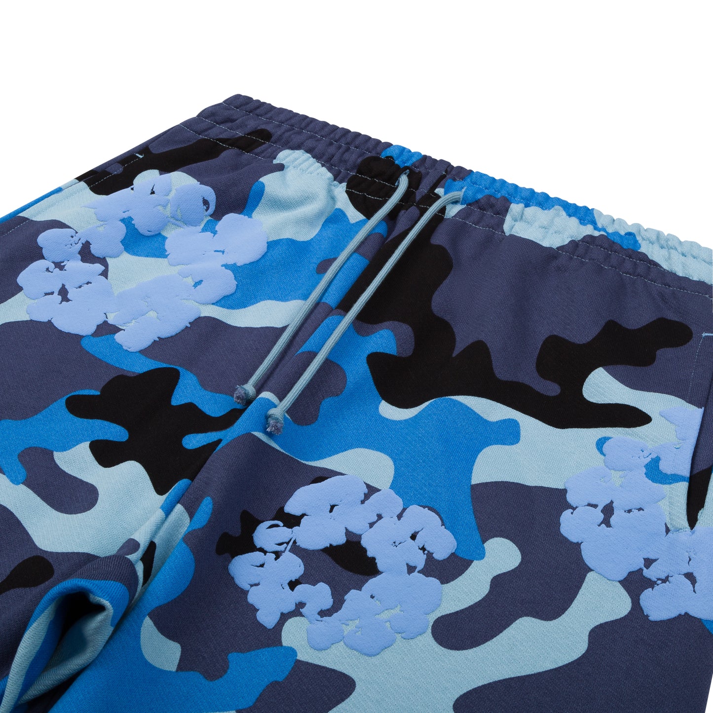 Blue Camo Cotton Wreath Sweatpant