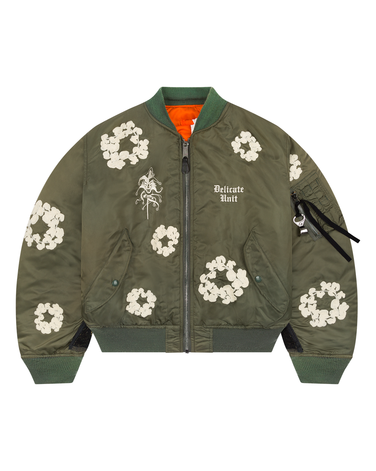 Denim Tears X Delicate Unit Bomber Jacket Green