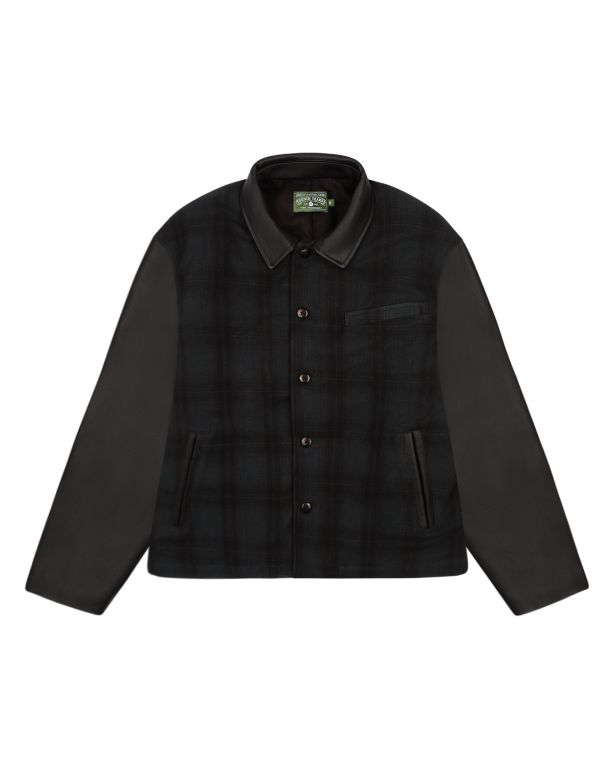 Black and Green Tartan Jacket
