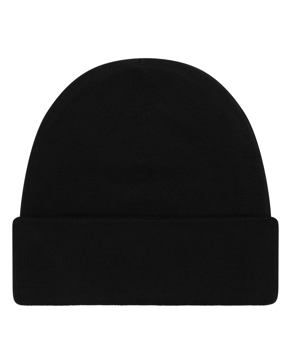 Floral Beanie Black