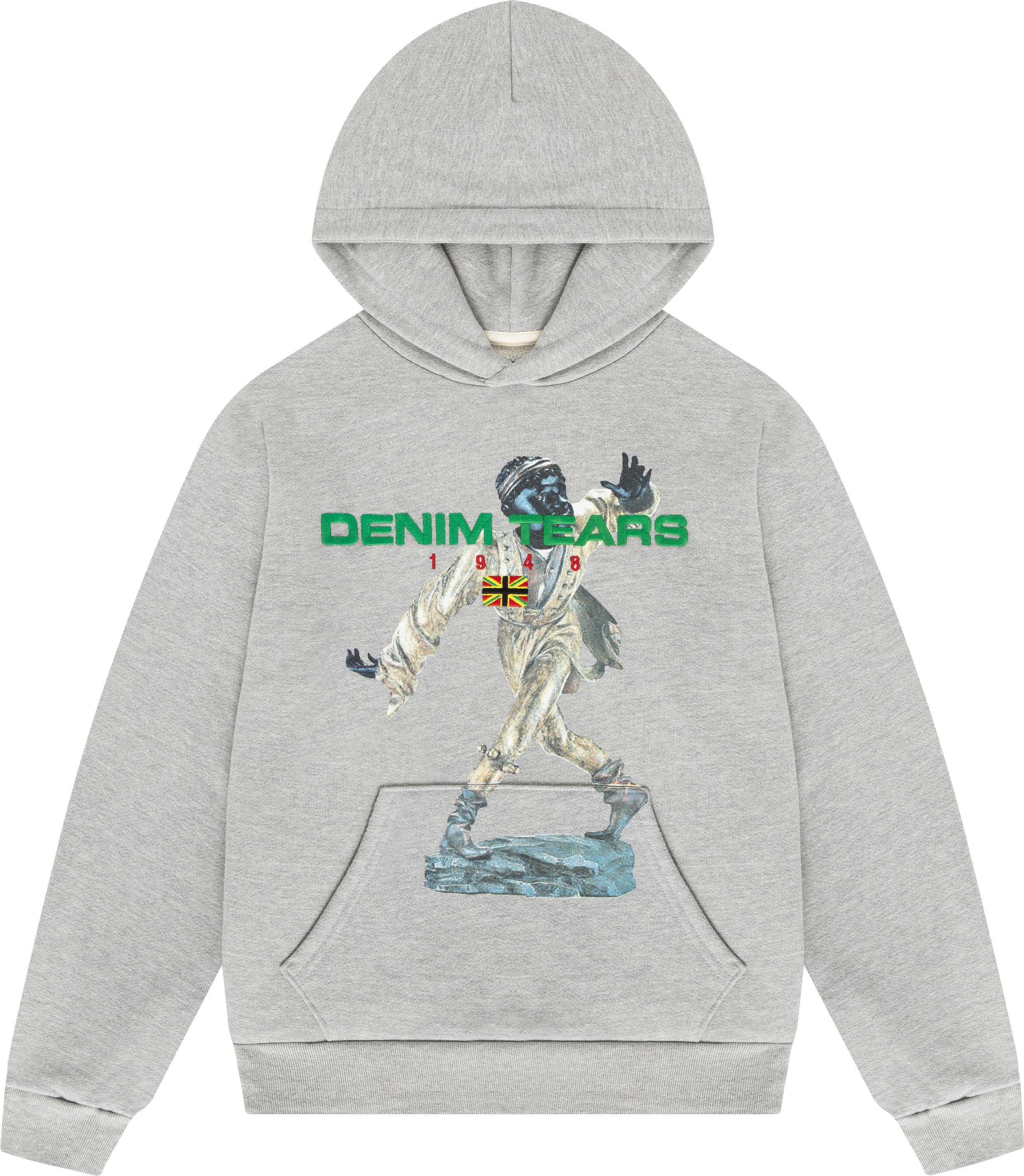 Porcelain Figure Hoodie Grey