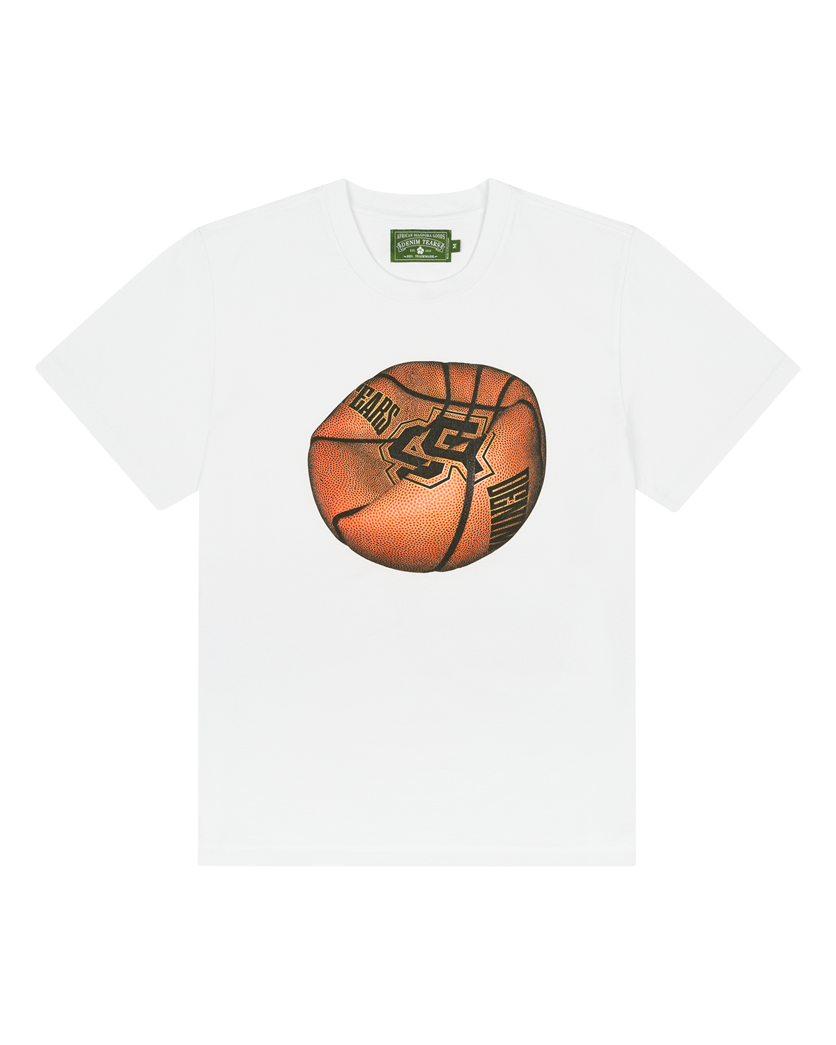 Deflated Basketball Tee White