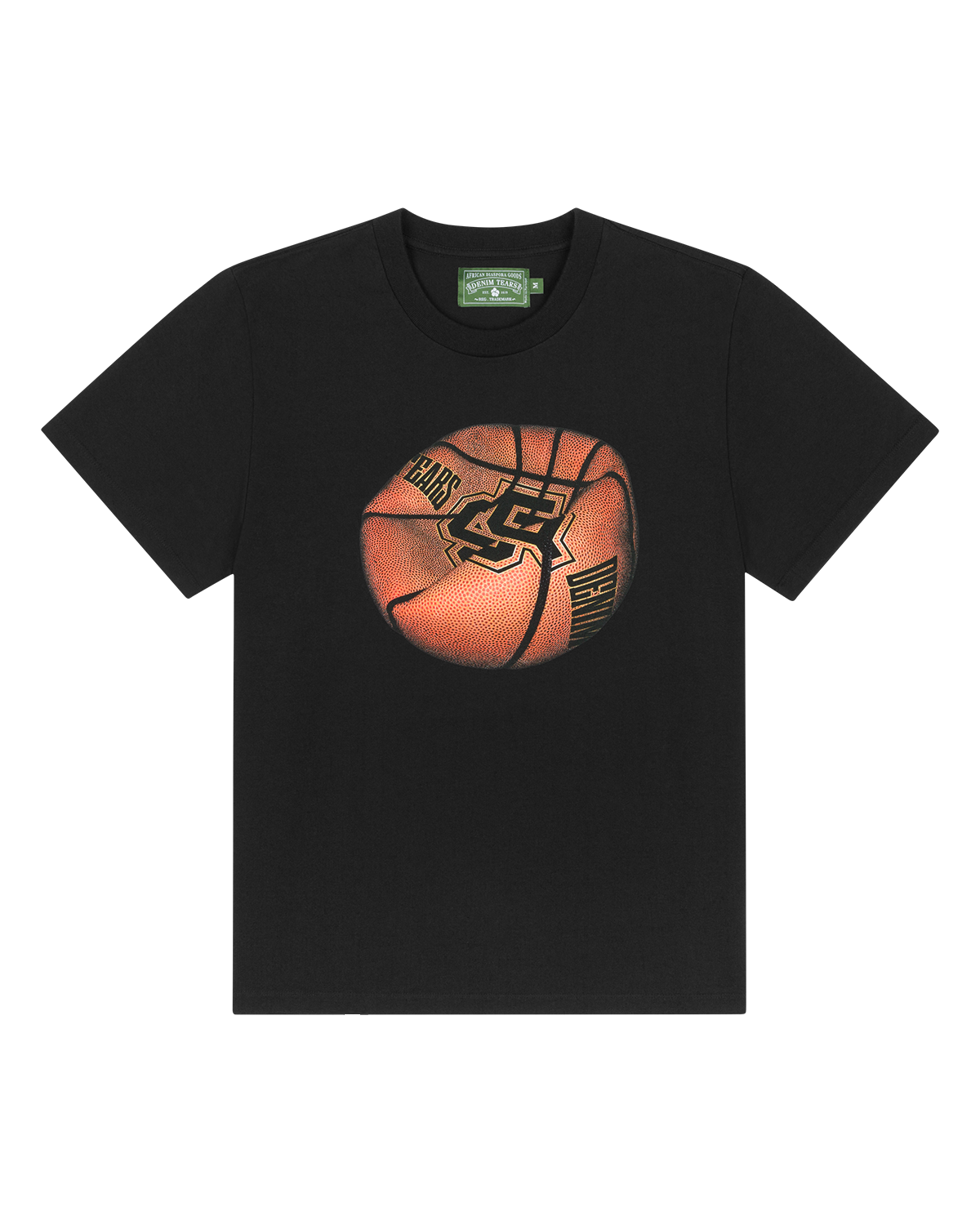 Deflated Basketball Tee Black