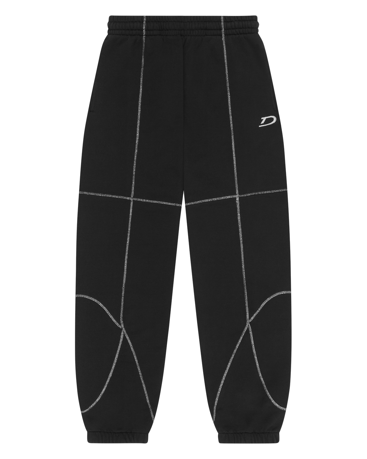 Court Lines Sweatpants Black