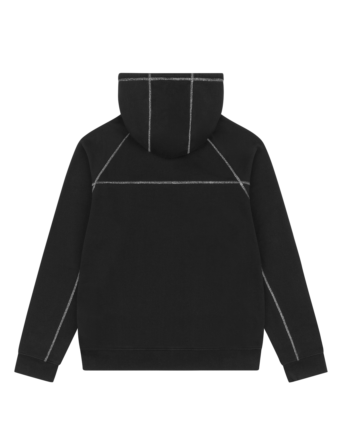 Court Lines Zip Hoodie Black