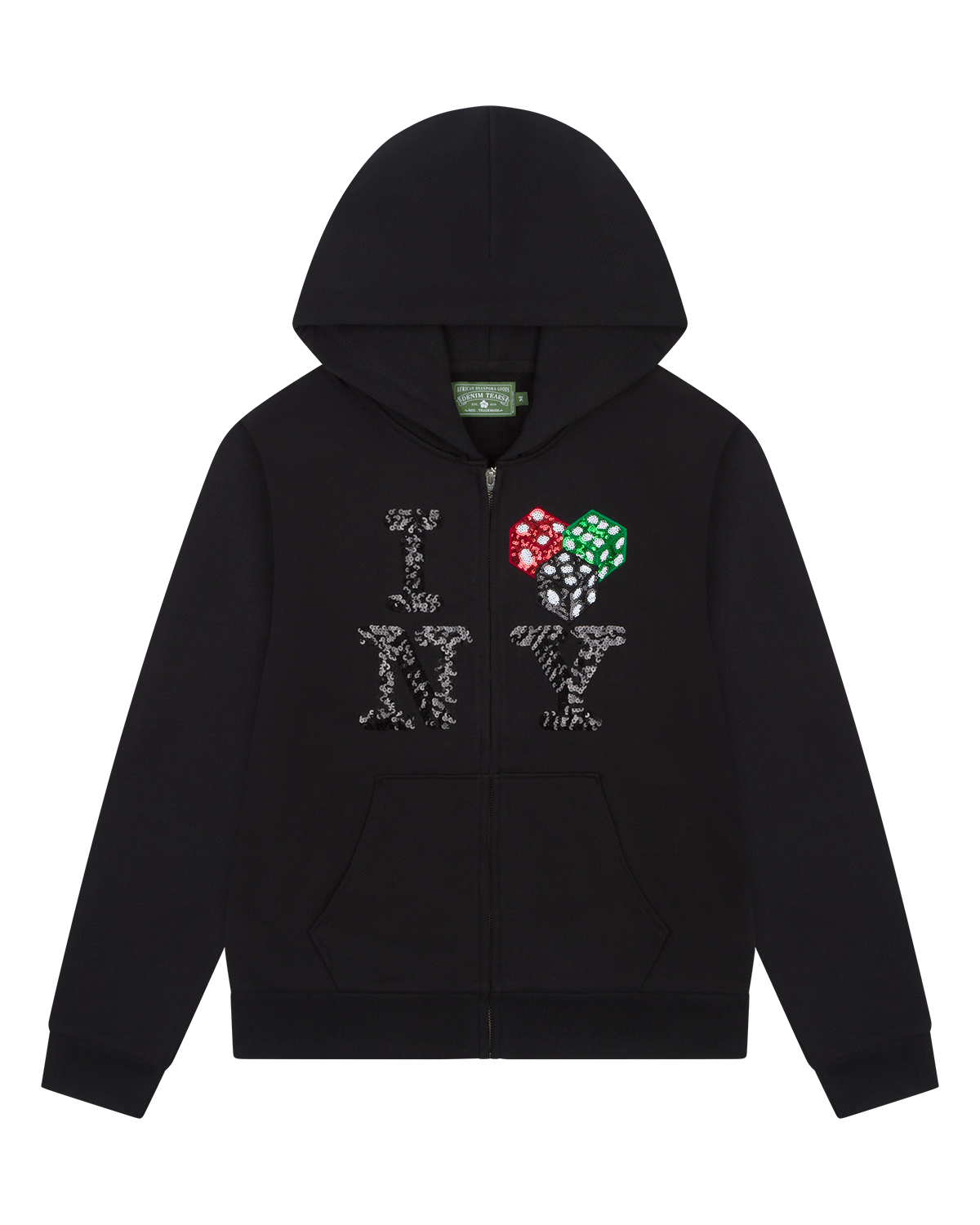 Cee-Lo NY Zip Hoodie Black