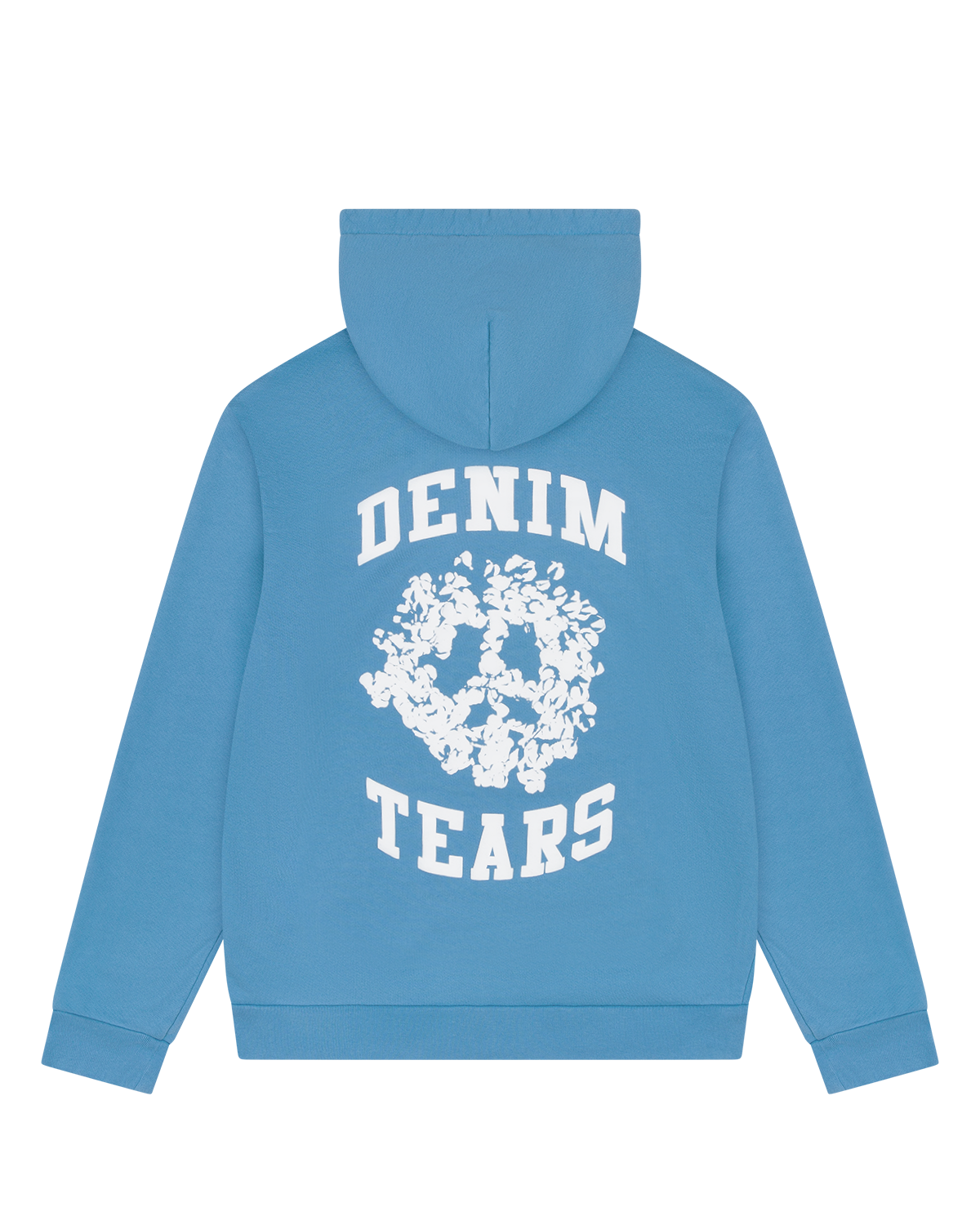 Denim University Zip Hoodie Light Blue