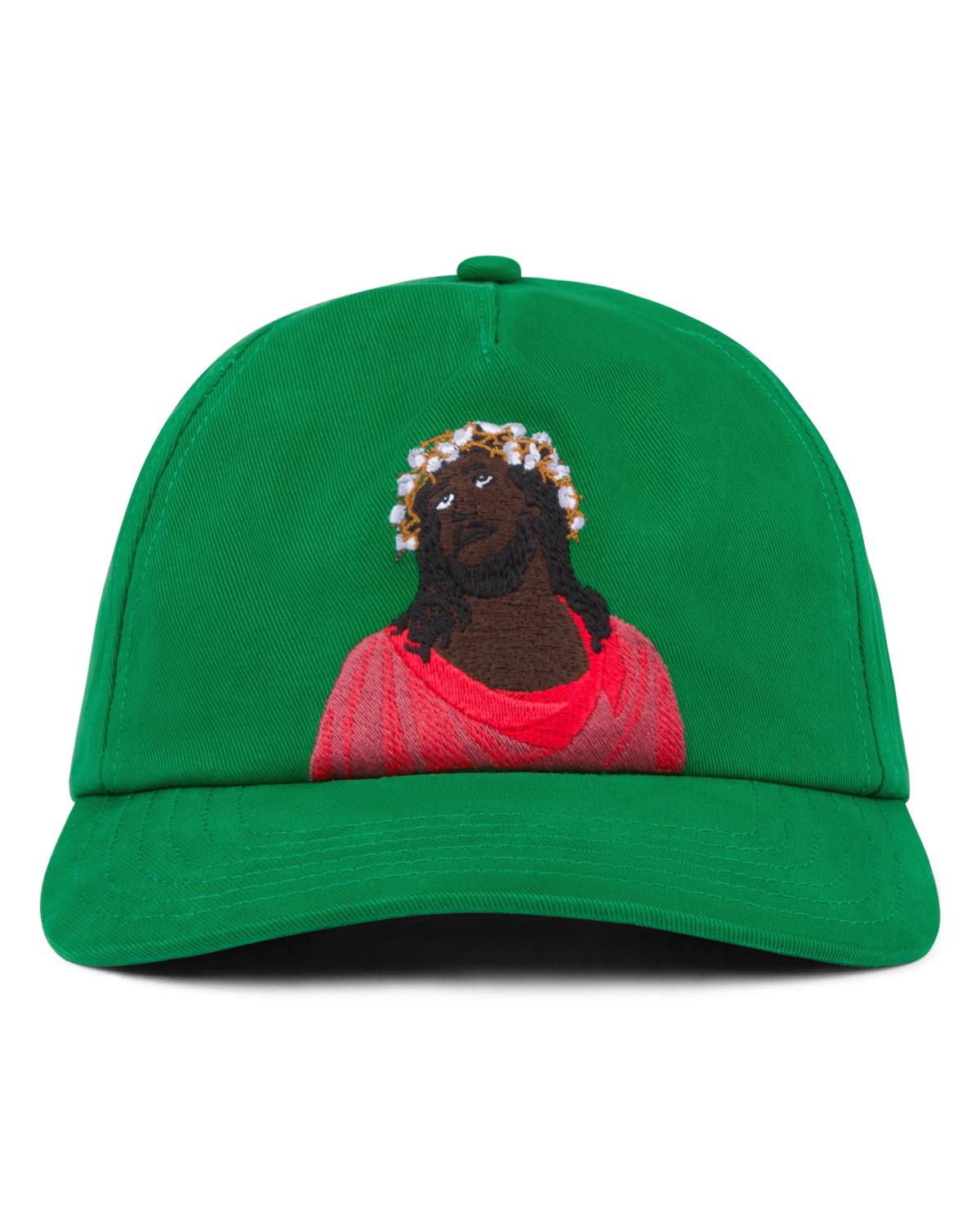 Black Jesus Cap Green