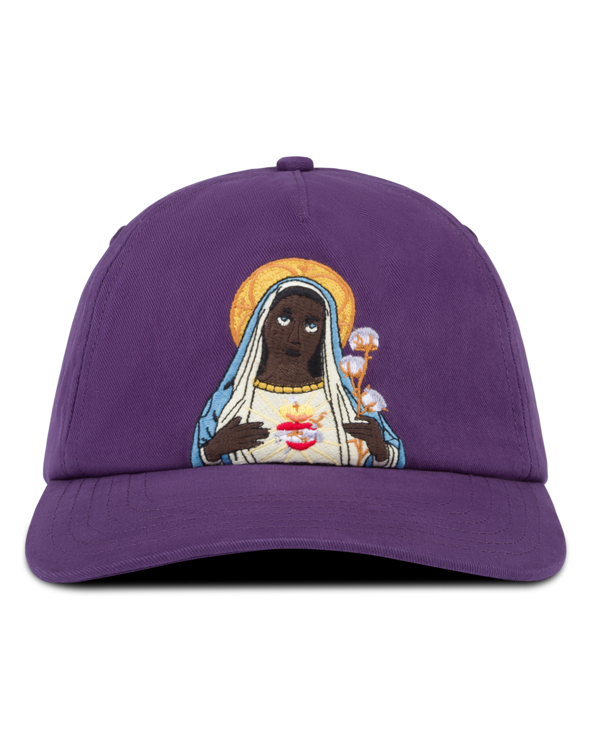 Black Mary Cap Purple