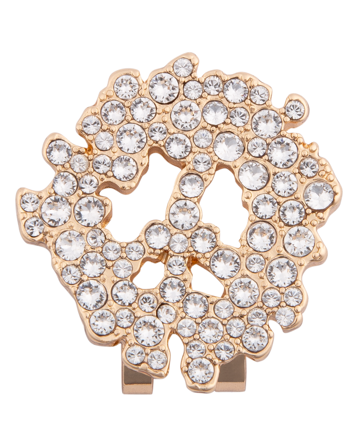 Swarovski Peace Wreath Hat Clip
