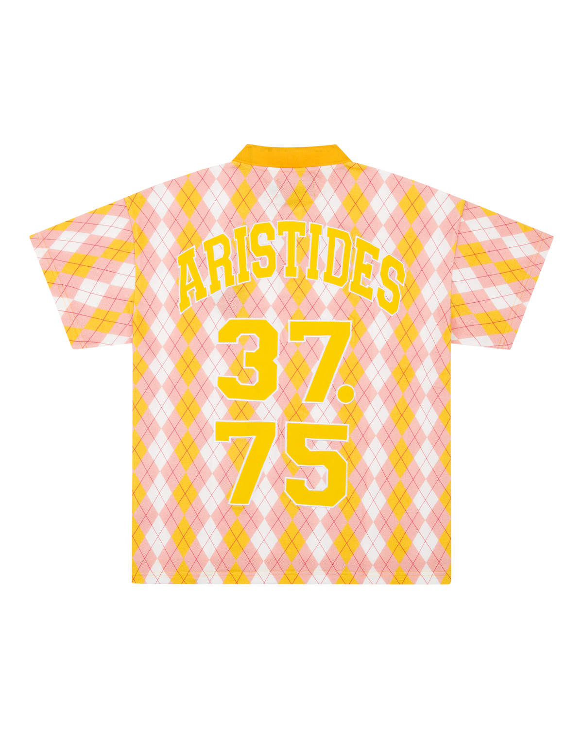 Intarsia Zebra Crest Polo Pink