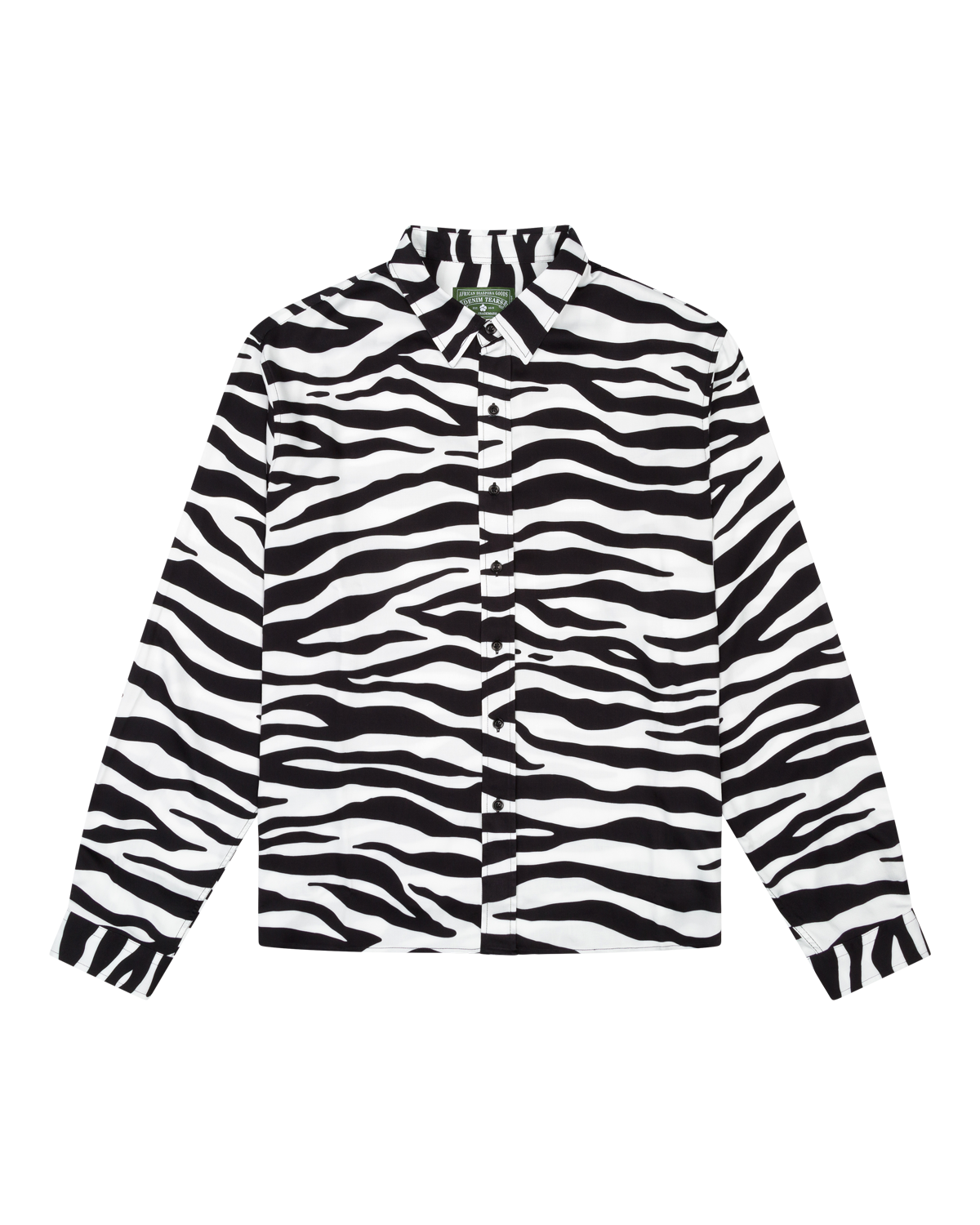 Zebra Camo Button Up