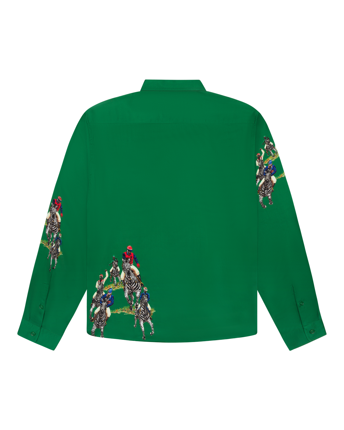 Jockey Riders Button Up Green