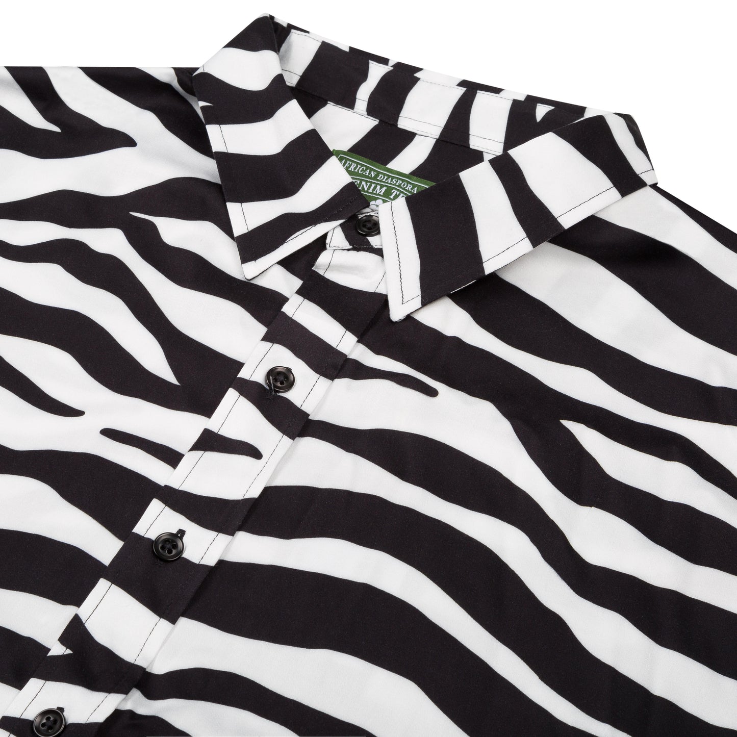 Zebra Camo Button Up