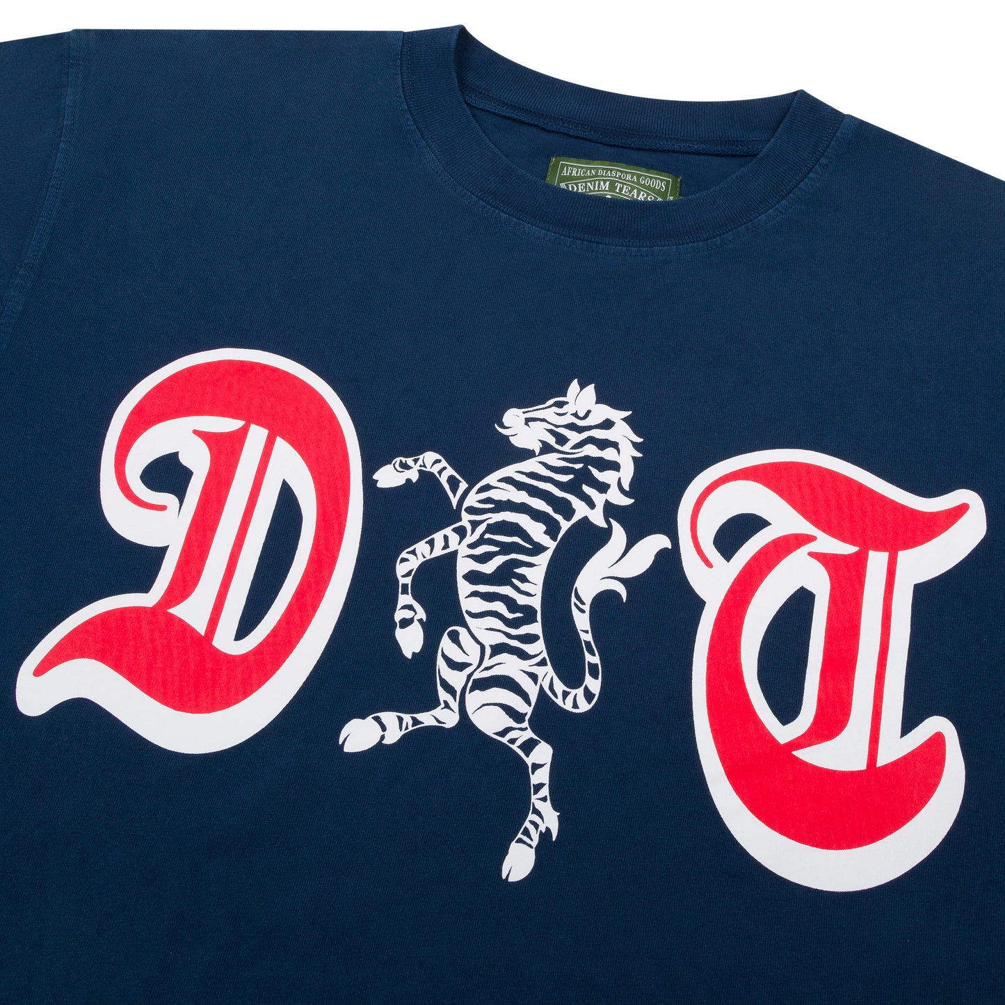 DT Zebra Crest Long Sleeve Tee Navy