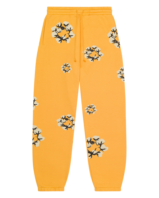 Cactus Tears Wreath Sweatpants Yellow