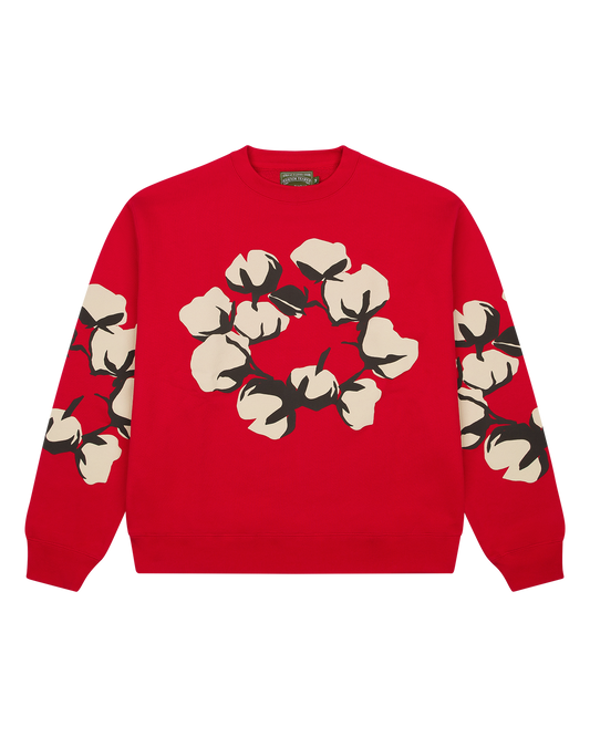 Cactus Tears Crewneck Red