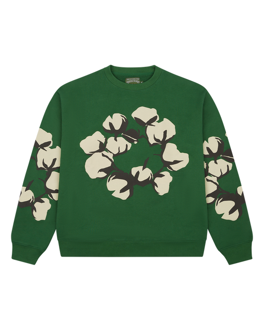 Cactus Tears Crewneck Green