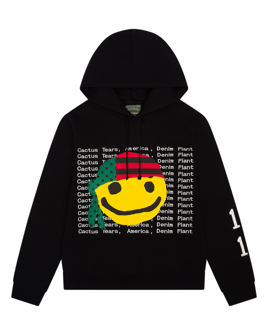 Cactus Tears Hoodie Black