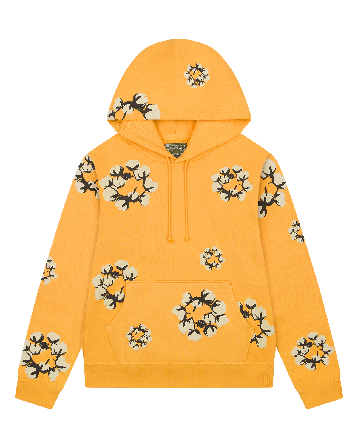 Cactus Tears Wreath Hoodie Yellow