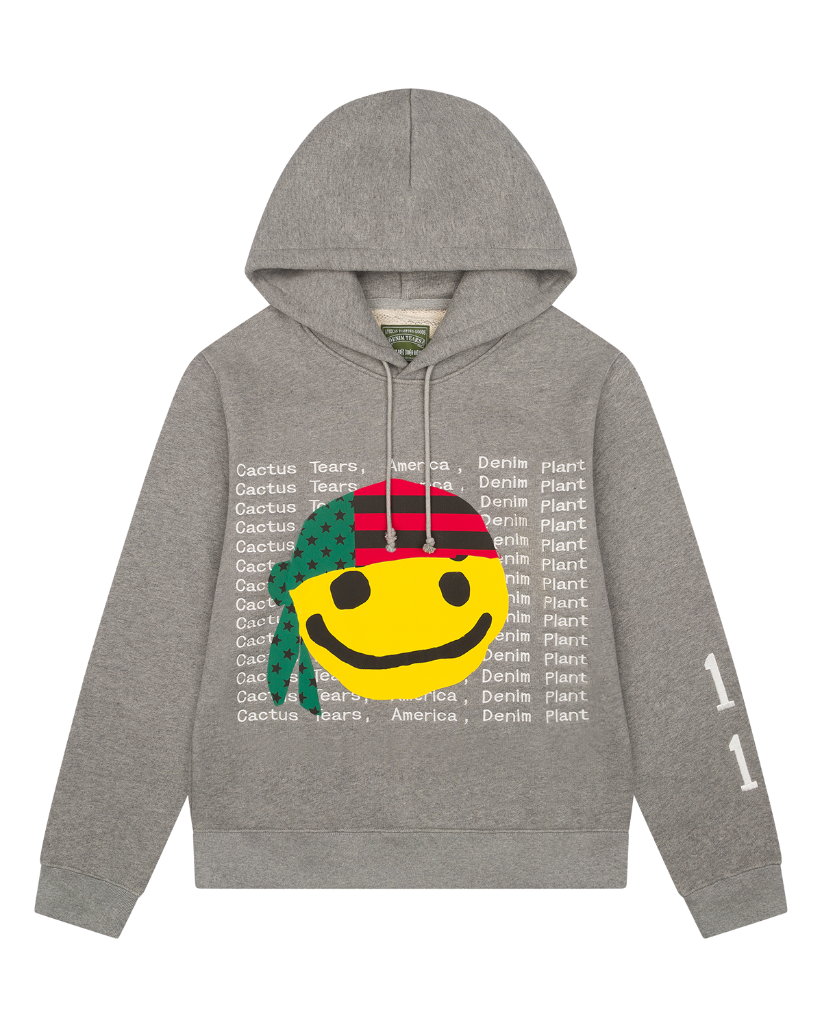 Cactus Tears Hoodie Grey