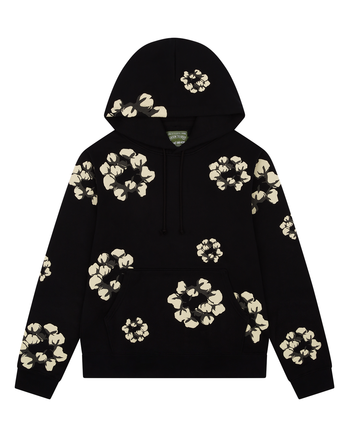 Cactus Tears Wreath Hoodie Black