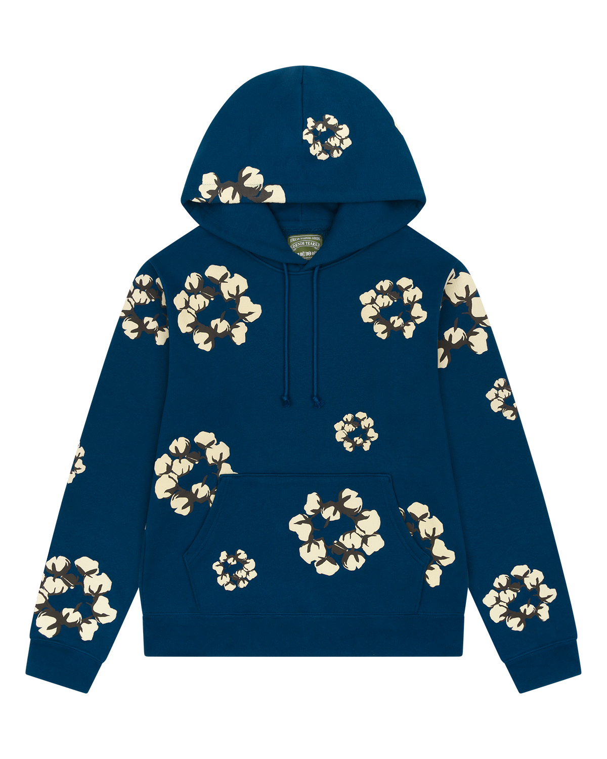 Cactus Tears Wreath Hoodie Navy