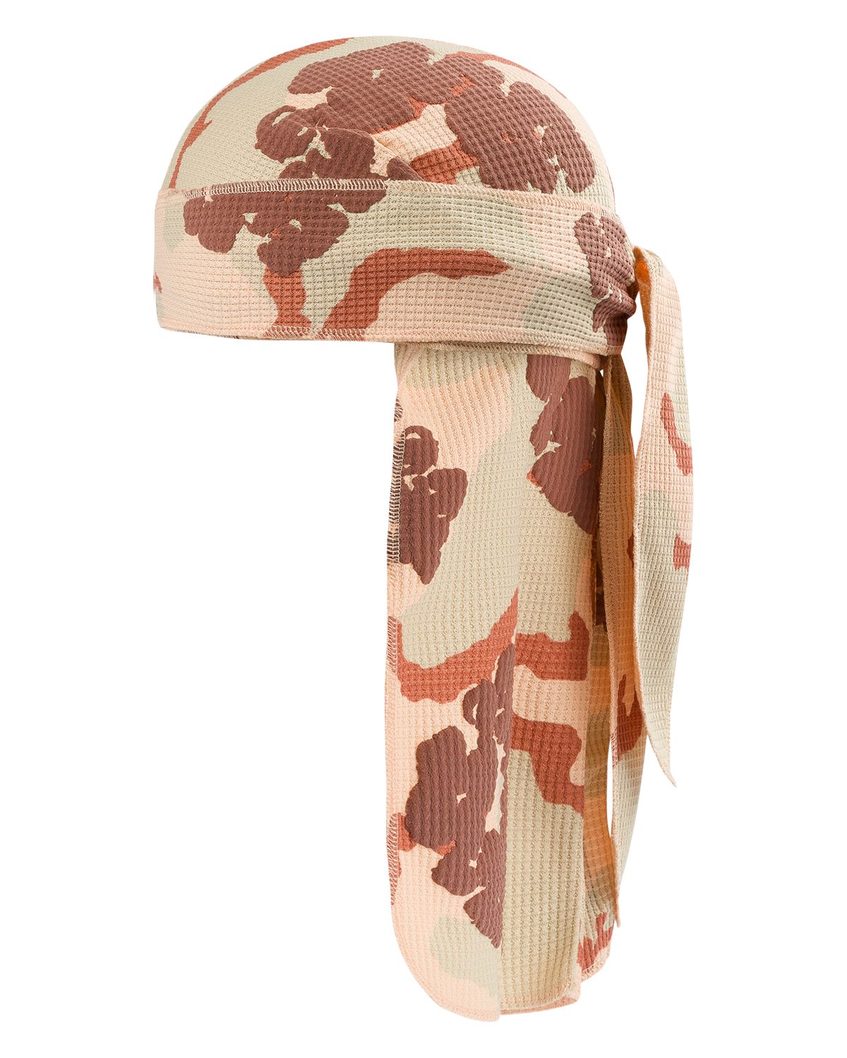 Tan Camo Cotton Wreath Durag