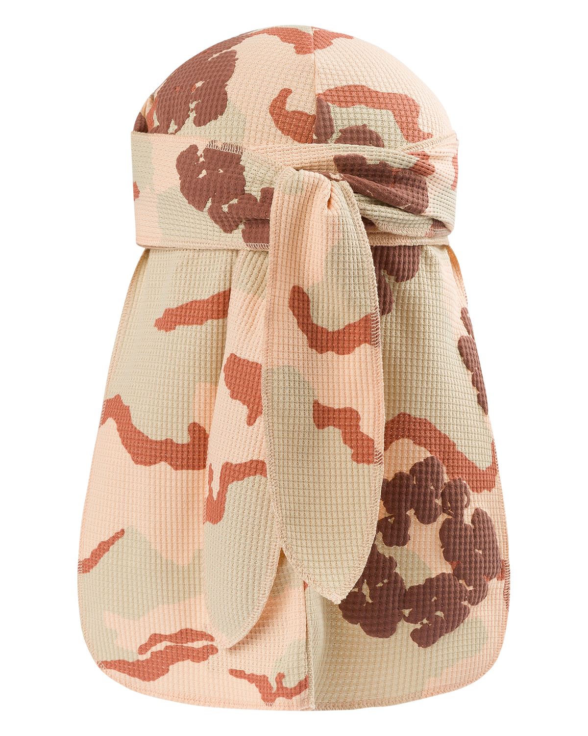 Tan Camo Cotton Wreath Durag