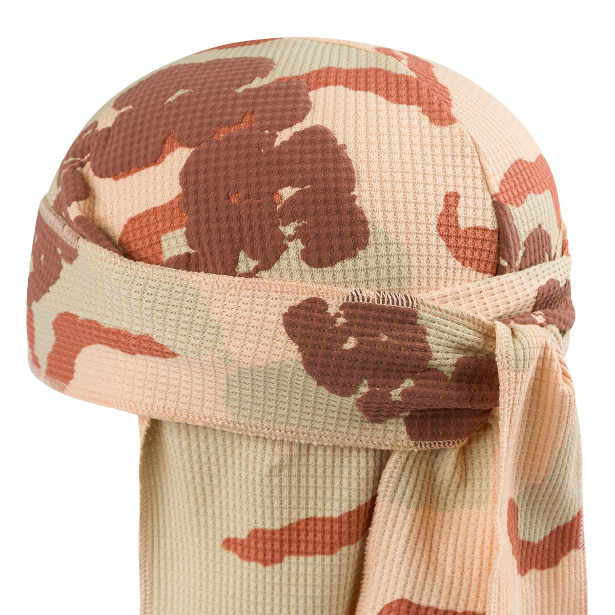 Tan Camo Cotton Wreath Durag